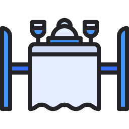 dinner table icon
